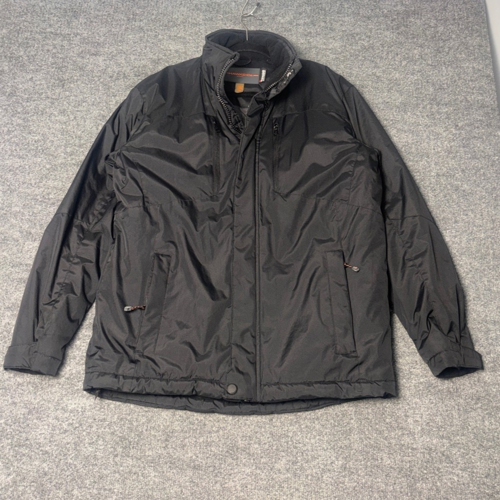 Hawke & Co. Sport Warerproof Jacket Men's M Black Thinsulate Hooded Winter Coat